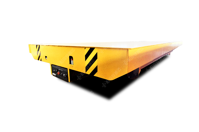  山東濰坊昌樂經(jīng)濟(jì)開發(fā)區(qū)BXC-5噸蓄電池電動(dòng)平車交接成功